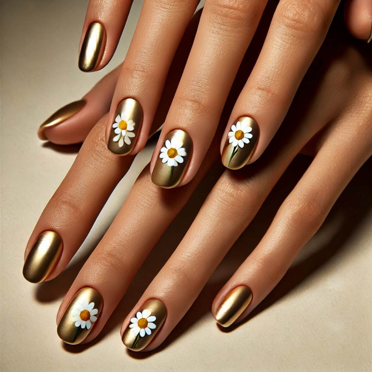 Chrome Daisies for a Playful Look