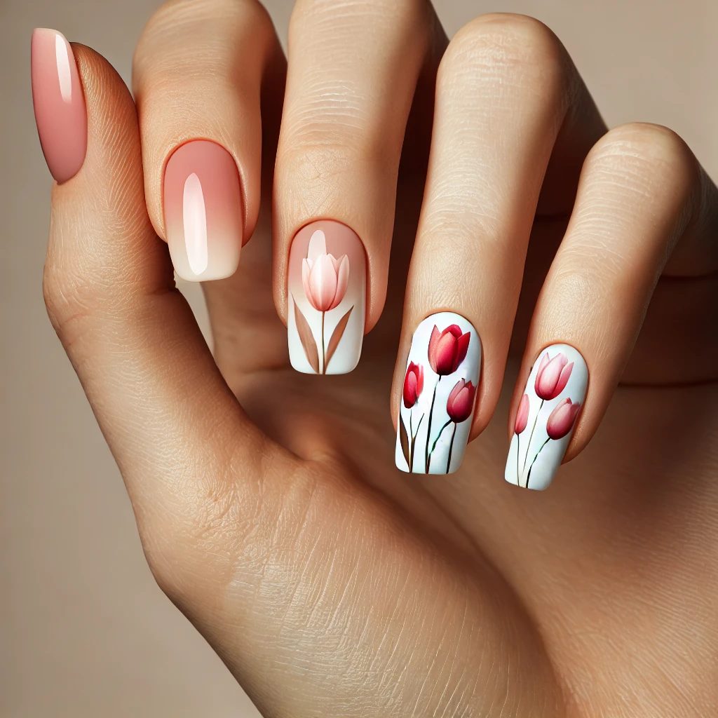 Elegant Tulip Nails