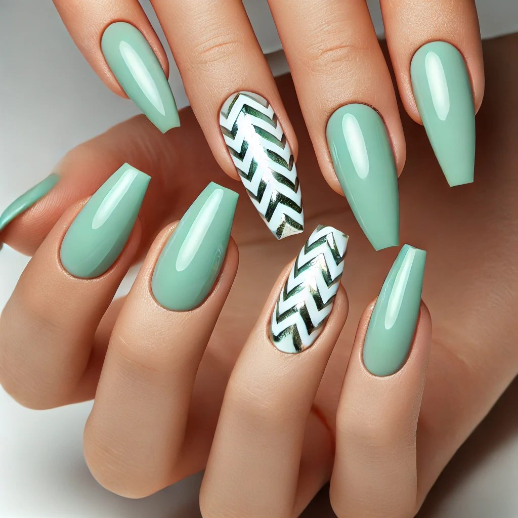 Mint Breeze Chevrons