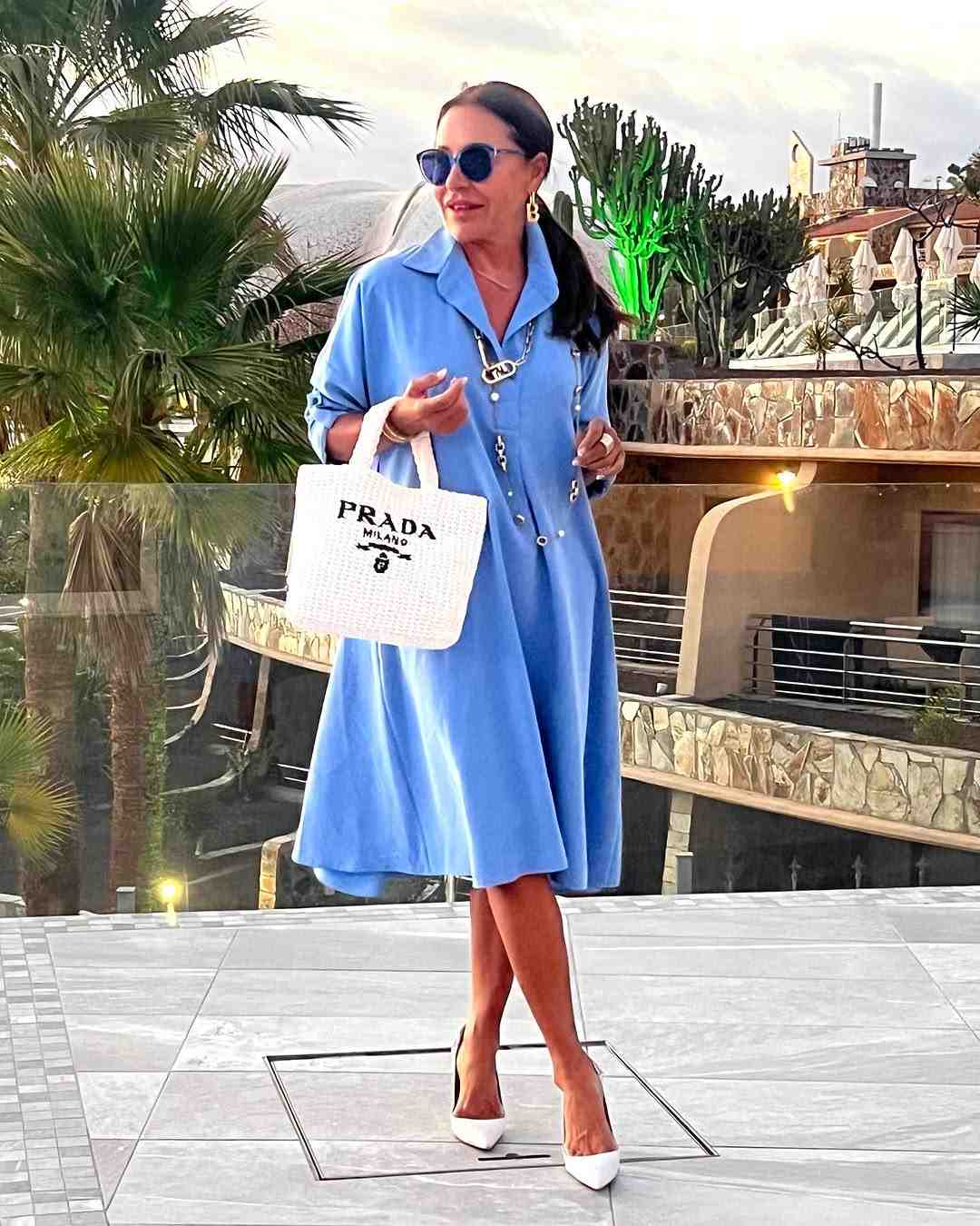 Spring-Summer Blue Dress 14