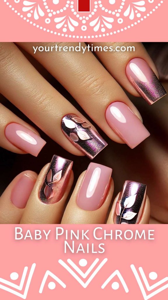 15 Must-Try Baby Pink Chrome Nails for Any Occasion